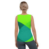 Close-up of Flowing Freedom Women's Tank Top fabric detail.